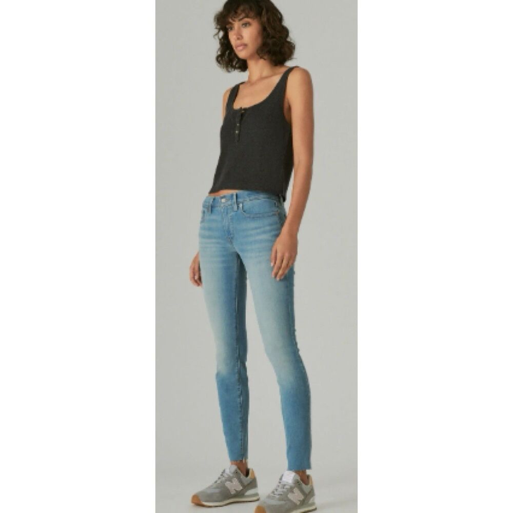 Lucky Brand Jeans Size 6/28 Ava‎ Super Skinny Medium Wash Stretch Denim